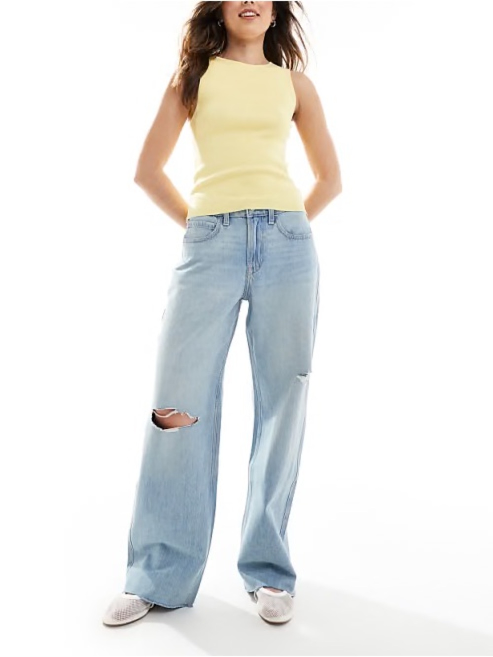 Hollister High Waisted Baggy Jeans